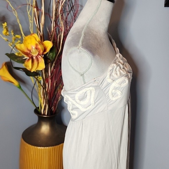 BCBGMAXAZRIA Gray One Shoulder Dress Size Large NWOT - Picture 12 of 16